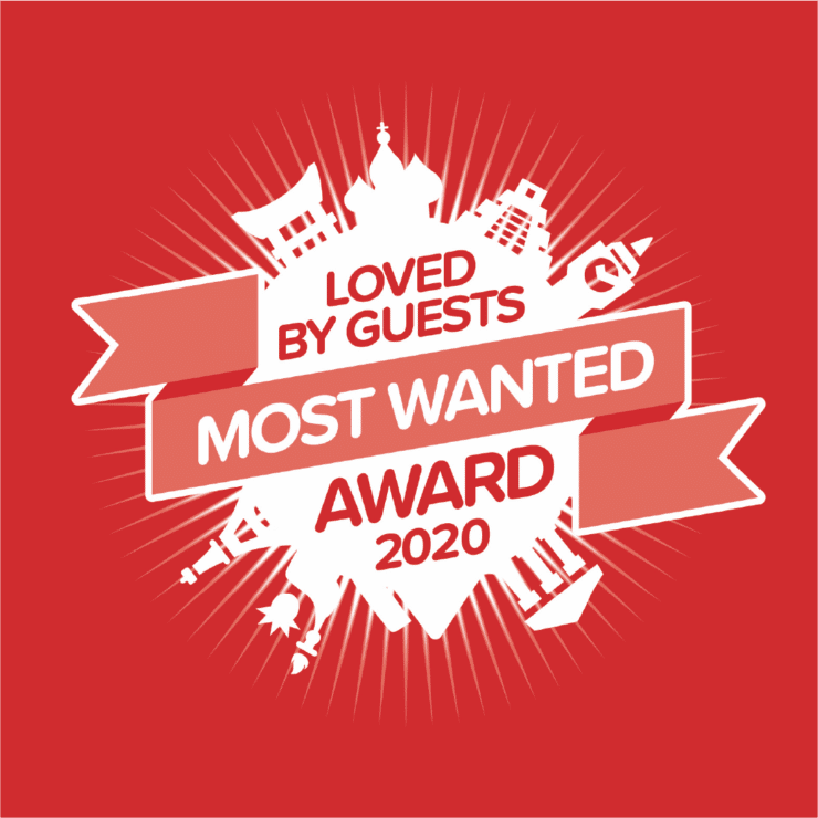 Most wanted award by Hotels.com
