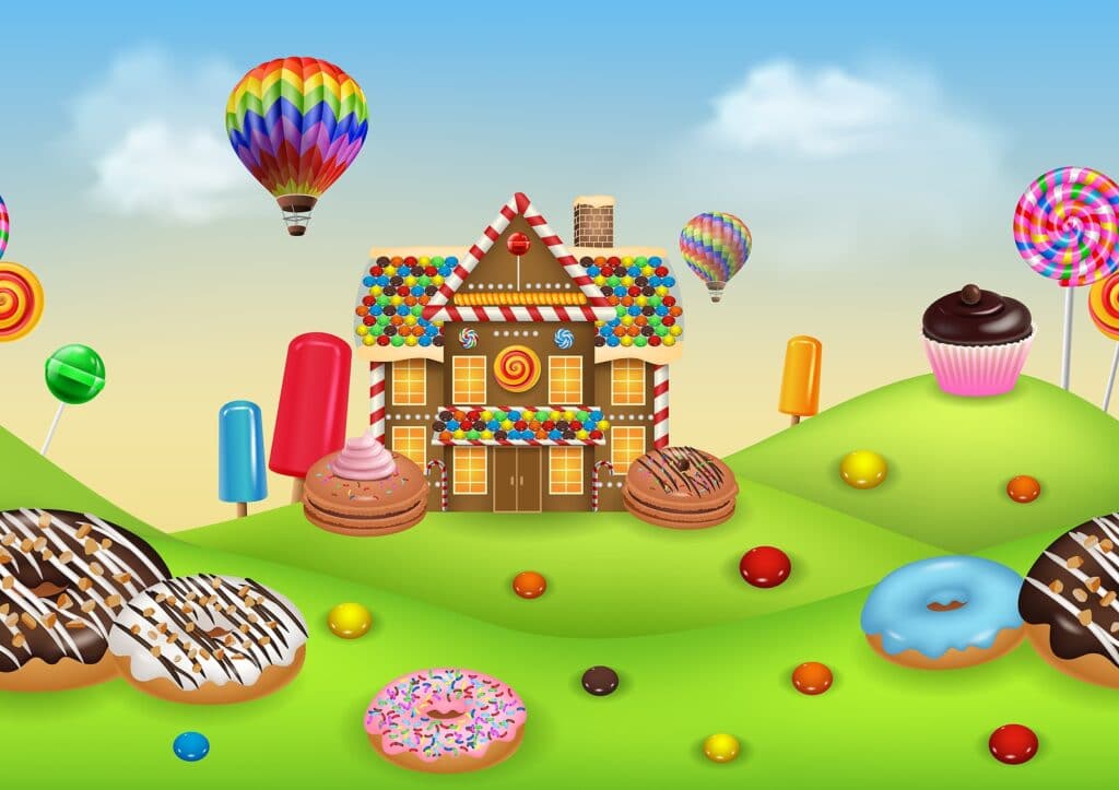 Cartoon candyland