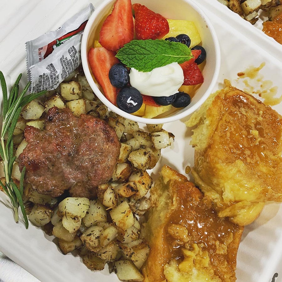 french toast boxed breakfast